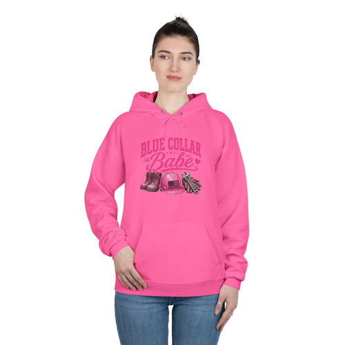 Blue Collar Babe Pullover Hoodie Sweatshirt
