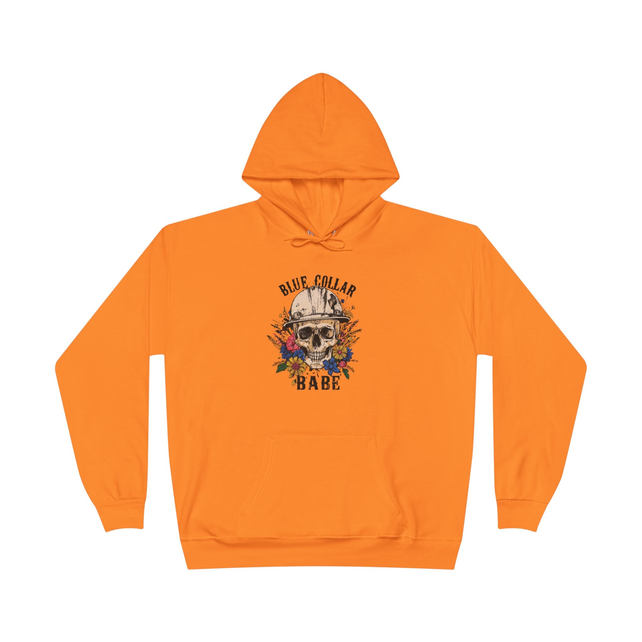 Blue Collar Babe Skull — Minimalist Motivational Pullover