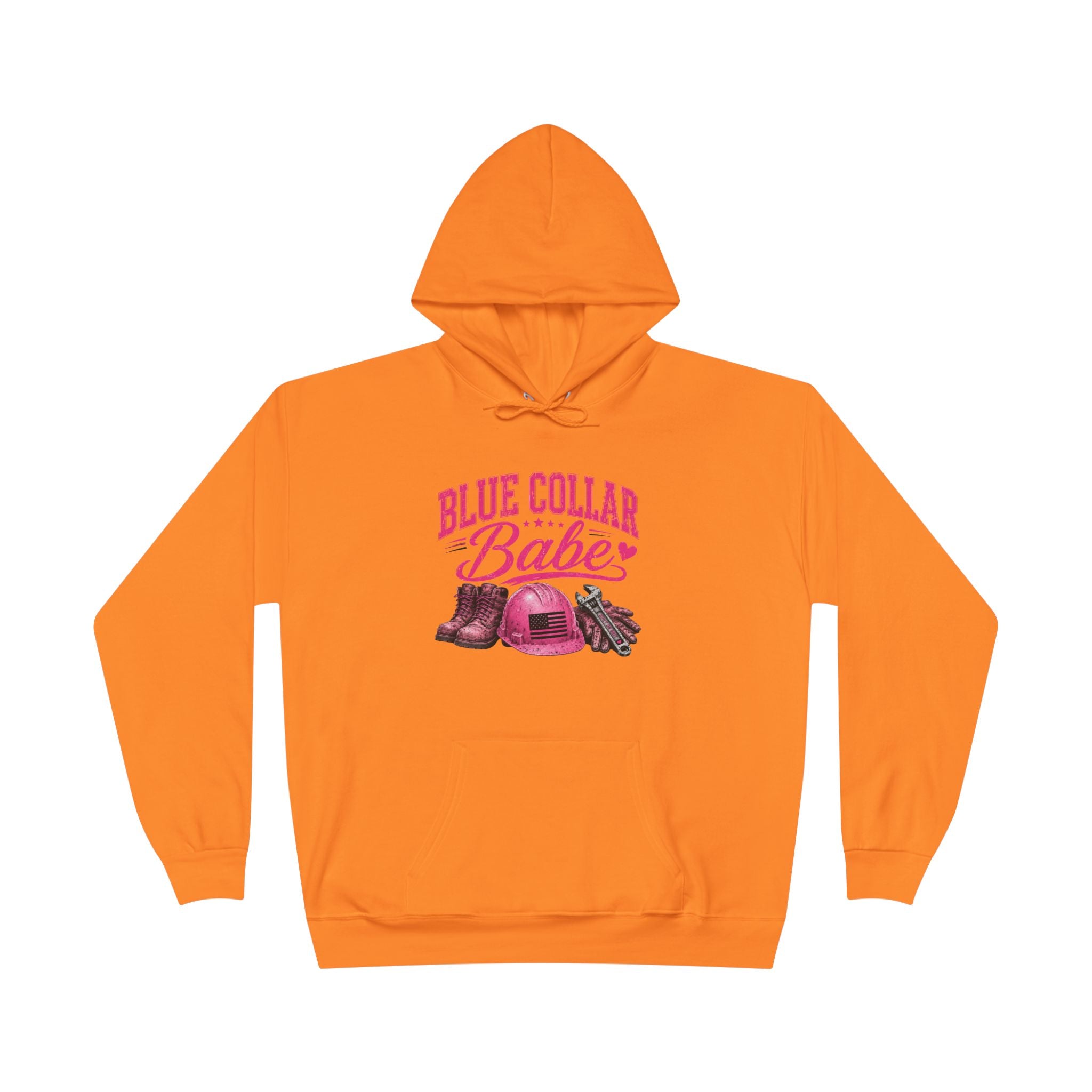 Blue Collar Babe Pullover Hoodie Sweatshirt