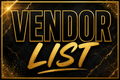 Vendor List/ Clothing, Jewelry and more.